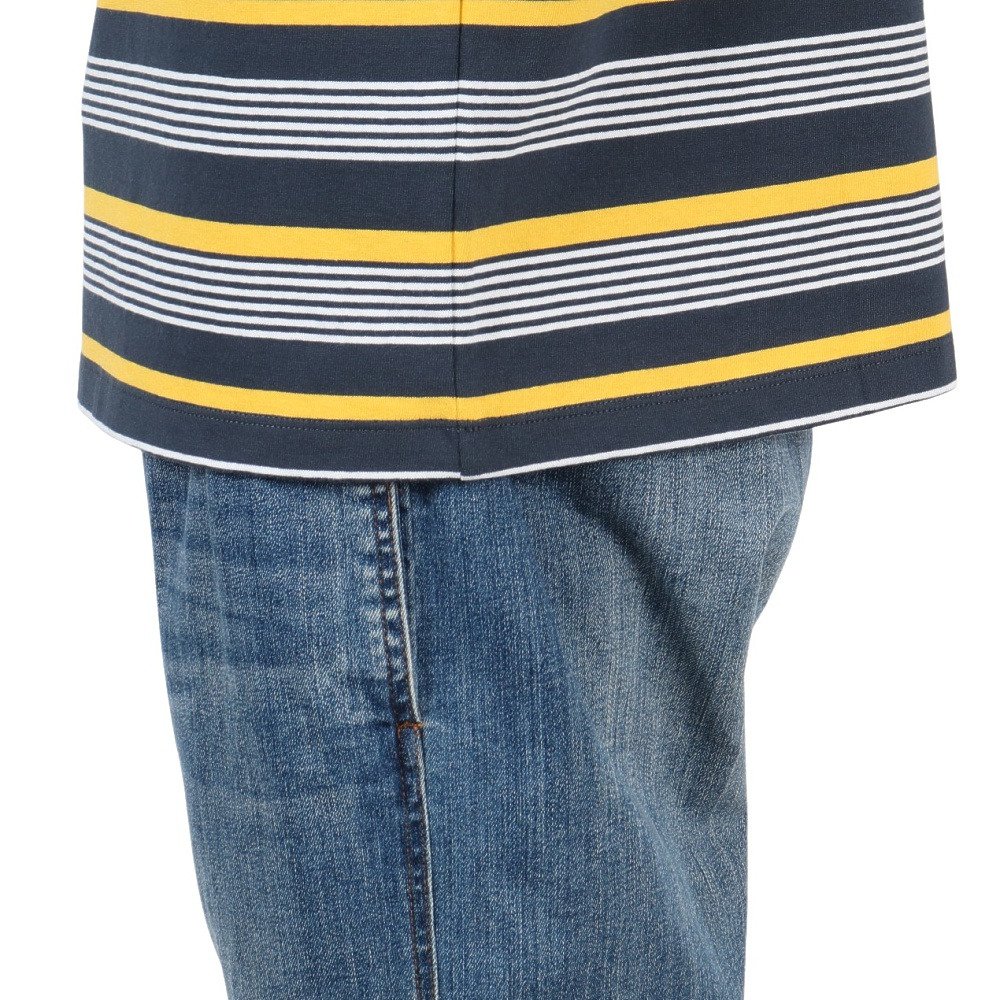 チャンピオン（CHAMPION）（メンズ）16s ボーダー 長袖Tシャツ C3-C405 370