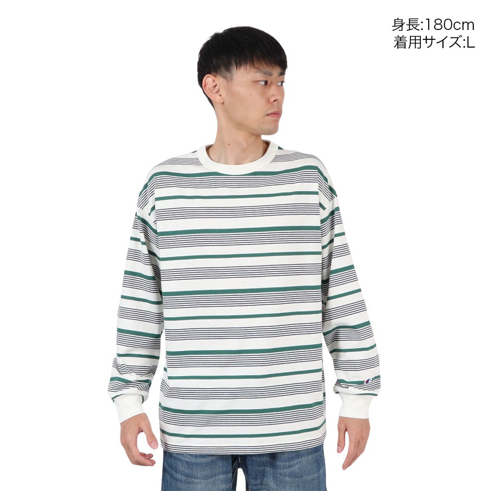 チャンピオン-ヘリテイジ（CHAMPION-HERITAGE）（メンズ）16s ボーダー 長袖Tシャツ C3-C405 815