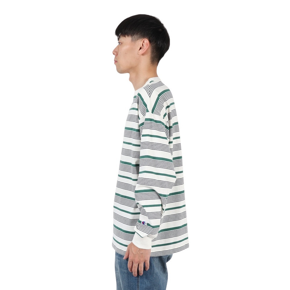 チャンピオン-ヘリテイジ（CHAMPION-HERITAGE）（メンズ）16s ボーダー 長袖Tシャツ C3-C405 815