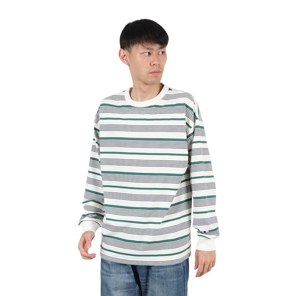 チャンピオン-ヘリテイジ（CHAMPION-HERITAGE）（メンズ）16s ボーダー 長袖Tシャツ C3-C405 815