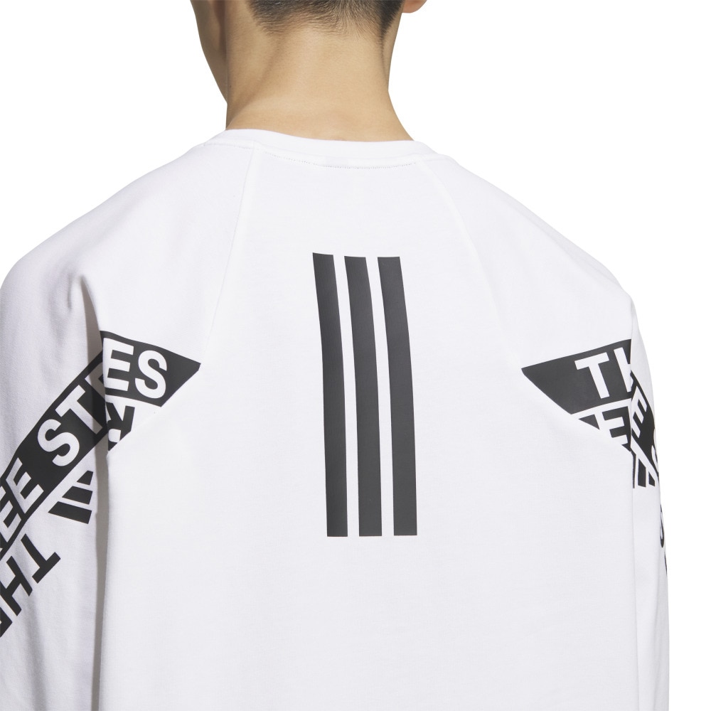 アディダス（adidas）（メンズ）ワーディング パック ルーズフィット 長袖Tシャツ QF125-KA1283