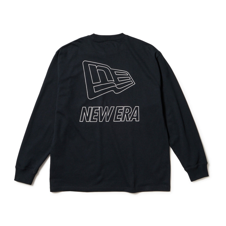ニューエラ（NEW ERA）（メンズ）長袖 オーバーサイズド パフォーマンス Tシャツ Flag & Wordmark 14674833
