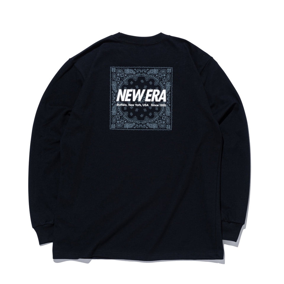 ニューエラ（NEW ERA）（メンズ、レディース）長袖 パフォーマンス Tシャツ ペイスリー 14861208