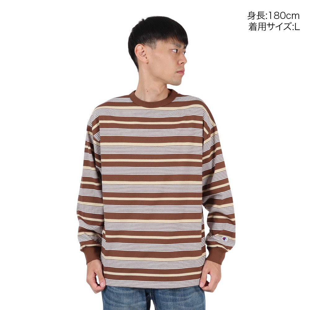 チャンピオン-ヘリテイジ（CHAMPION-HERITAGE）（メンズ）16s ボーダー 長袖Tシャツ C3-C405 860