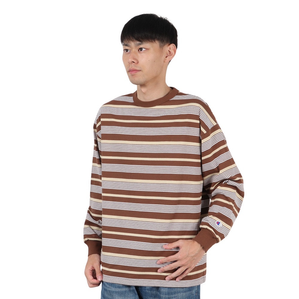 チャンピオン-ヘリテイジ（CHAMPION-HERITAGE）（メンズ）16s ボーダー 長袖Tシャツ C3-C405 860