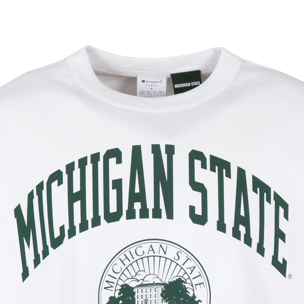チャンピオン-ヘリテイジ（CHAMPION-HERITAGE）（メンズ）USA T1011 長袖Tシャツ Michigan State University C5-C405 010