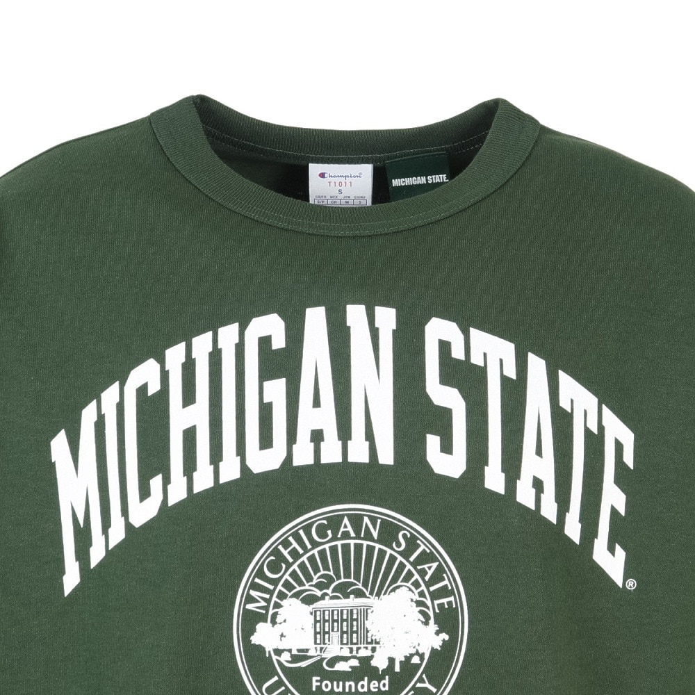 チャンピオン-ヘリテイジ（CHAMPION-HERITAGE）（メンズ）USA T1011 長袖Tシャツ Michigan State University C5-C405 560
