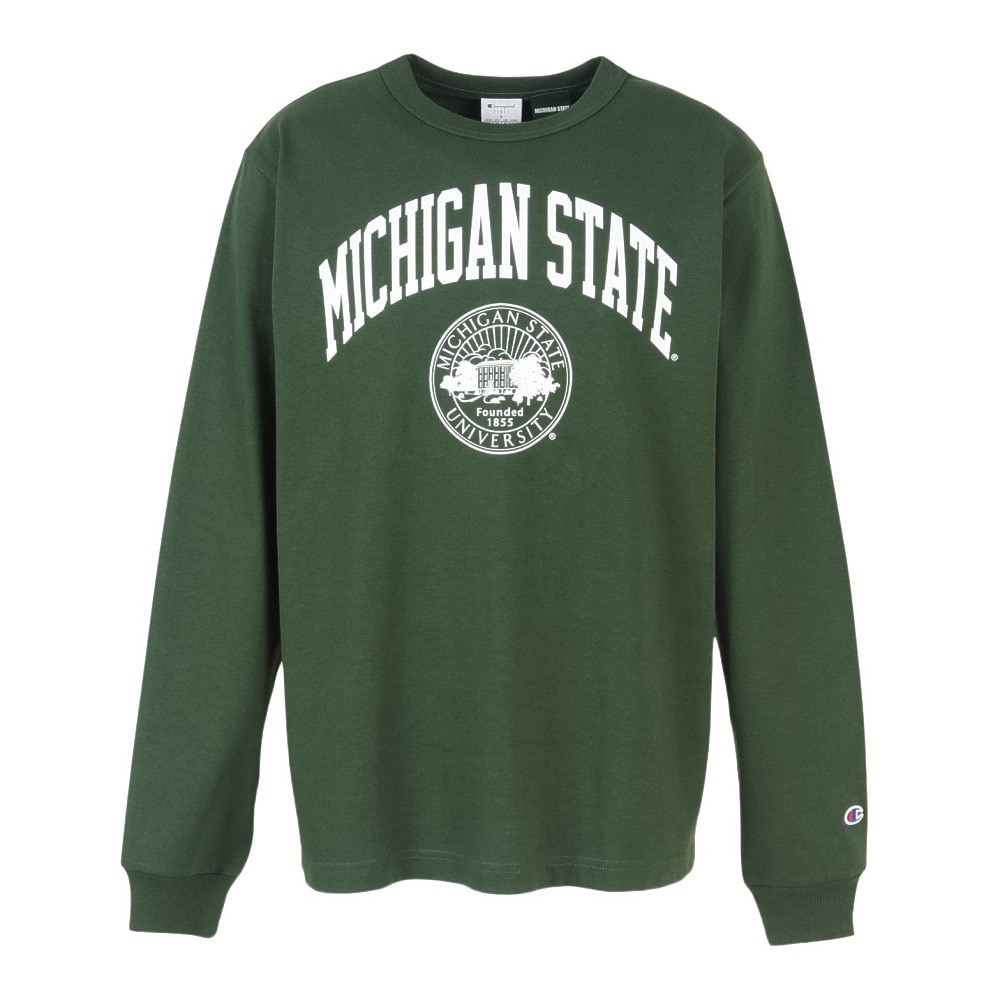 チャンピオン-ヘリテイジ（CHAMPION-HERITAGE）（メンズ）USA T1011 長袖Tシャツ Michigan State University C5-C405 560