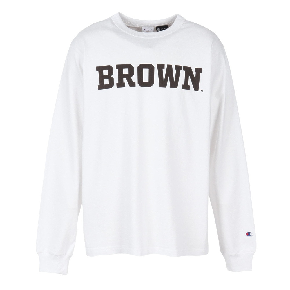チャンピオン-ヘリテイジ（CHAMPION-HERITAGE）（メンズ）USA T1011 長袖Tシャツ BROWN C5-C406 010