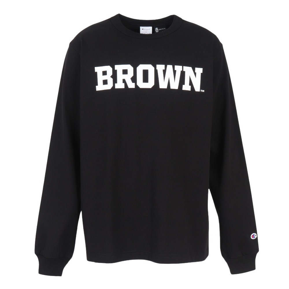 チャンピオン-ヘリテイジ（CHAMPION-HERITAGE）（メンズ）USA T1011 長袖Tシャツ BROWN C5-C406 090