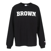 (メンズ)USA T1011 長袖Tシャツ BROWN C5-C406 090