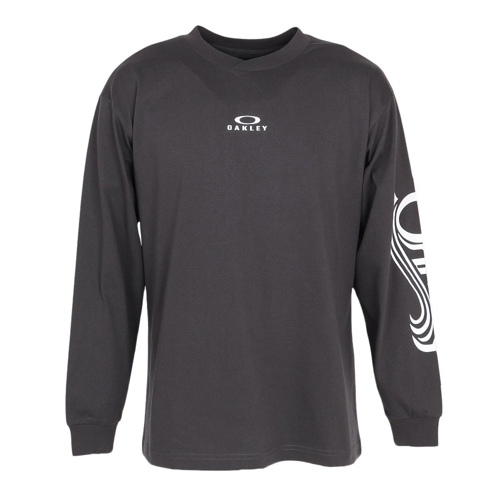 【新品】Oakley 長袖シャツ ホワイト/ブラック 新品タグ付き 新品】Oakley 長袖シャツ ホワイト/ブラック 新品タグ付き