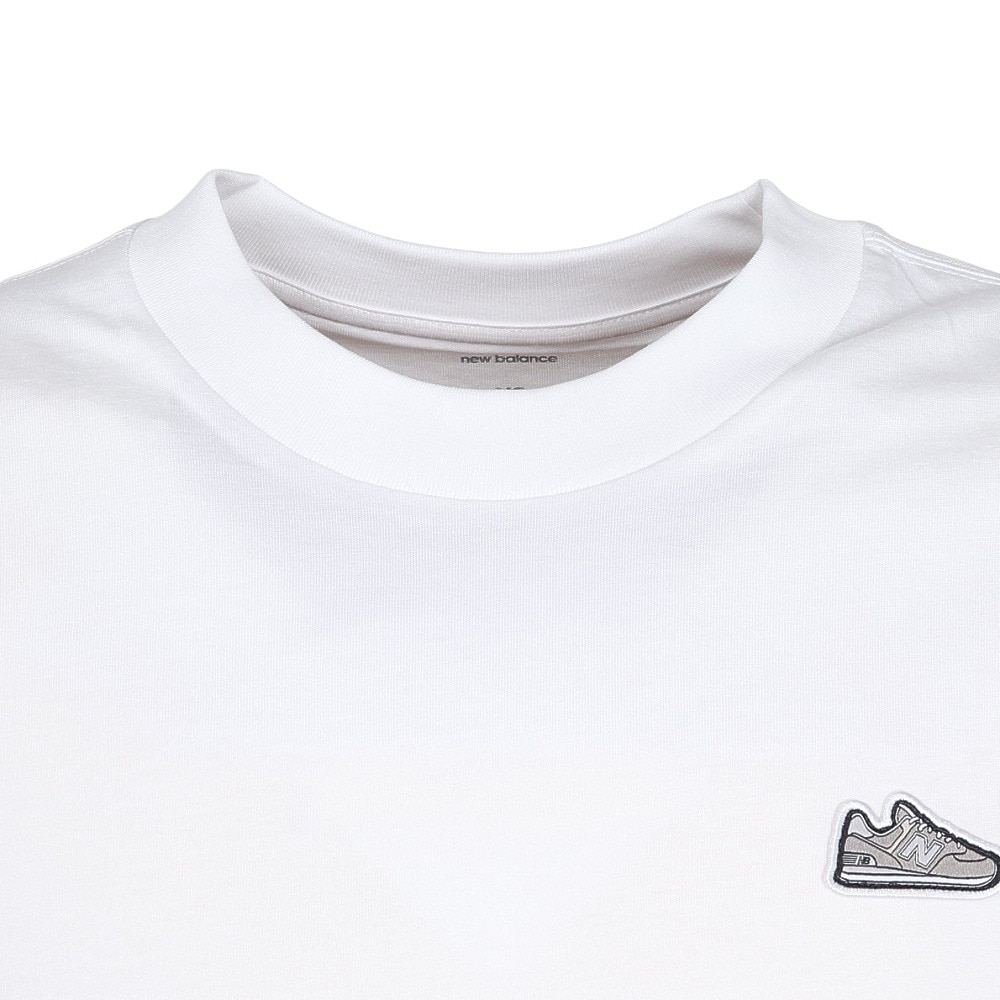ニューバランス（new balance）（メンズ）574シューパッチ長袖Tシャツ MT53810WT