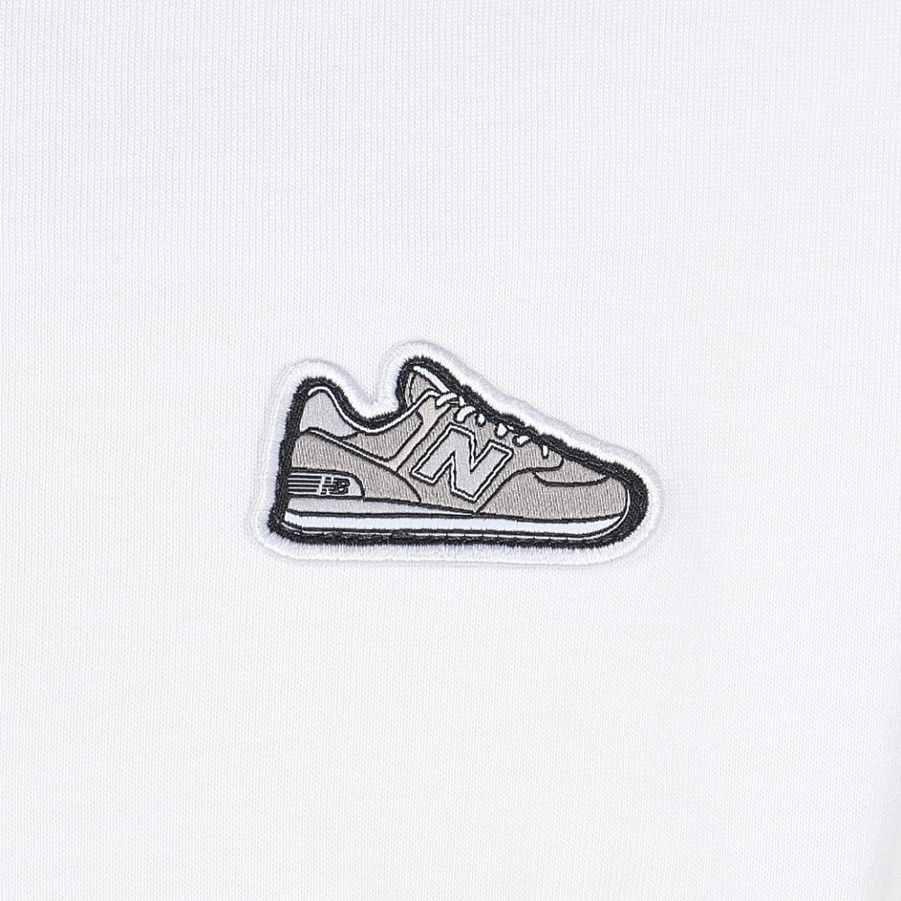 ニューバランス（new balance）（メンズ）574シューパッチ長袖Tシャツ MT53810WT