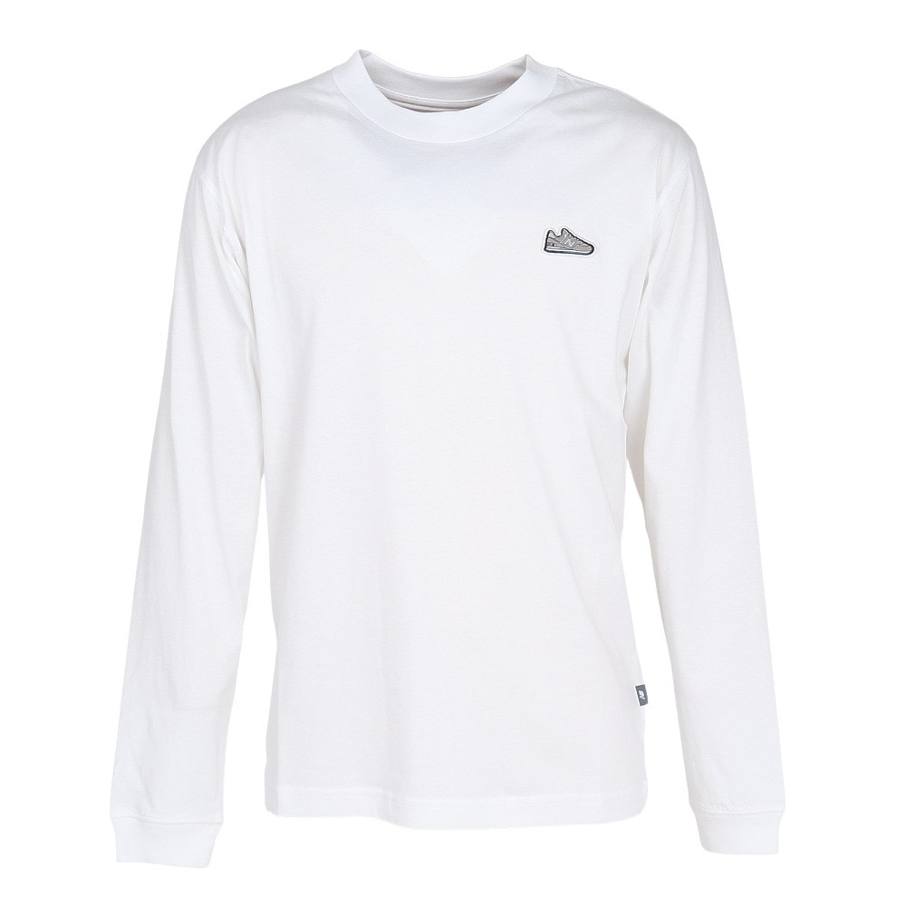 ニューバランス（new balance）（メンズ）574シューパッチ長袖Tシャツ MT53810WT