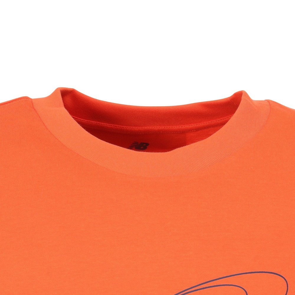 nagonstans Crew N/C ロングスリーブ オレンジ ニューバランス（new balance）（メンズ）ロングスリーブTシャツ