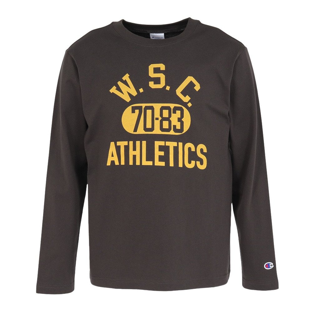 CHAMPION-HERITAGE BA COLLEGE PRINT ����T�V���c C3-D412 055 �l �u���b�N �A�E�g�h�A
