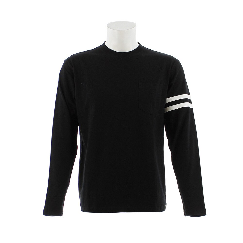  Tシャツ メンズ 長袖 USコットン - TUSCLS-18FRL BLK オンライン価格