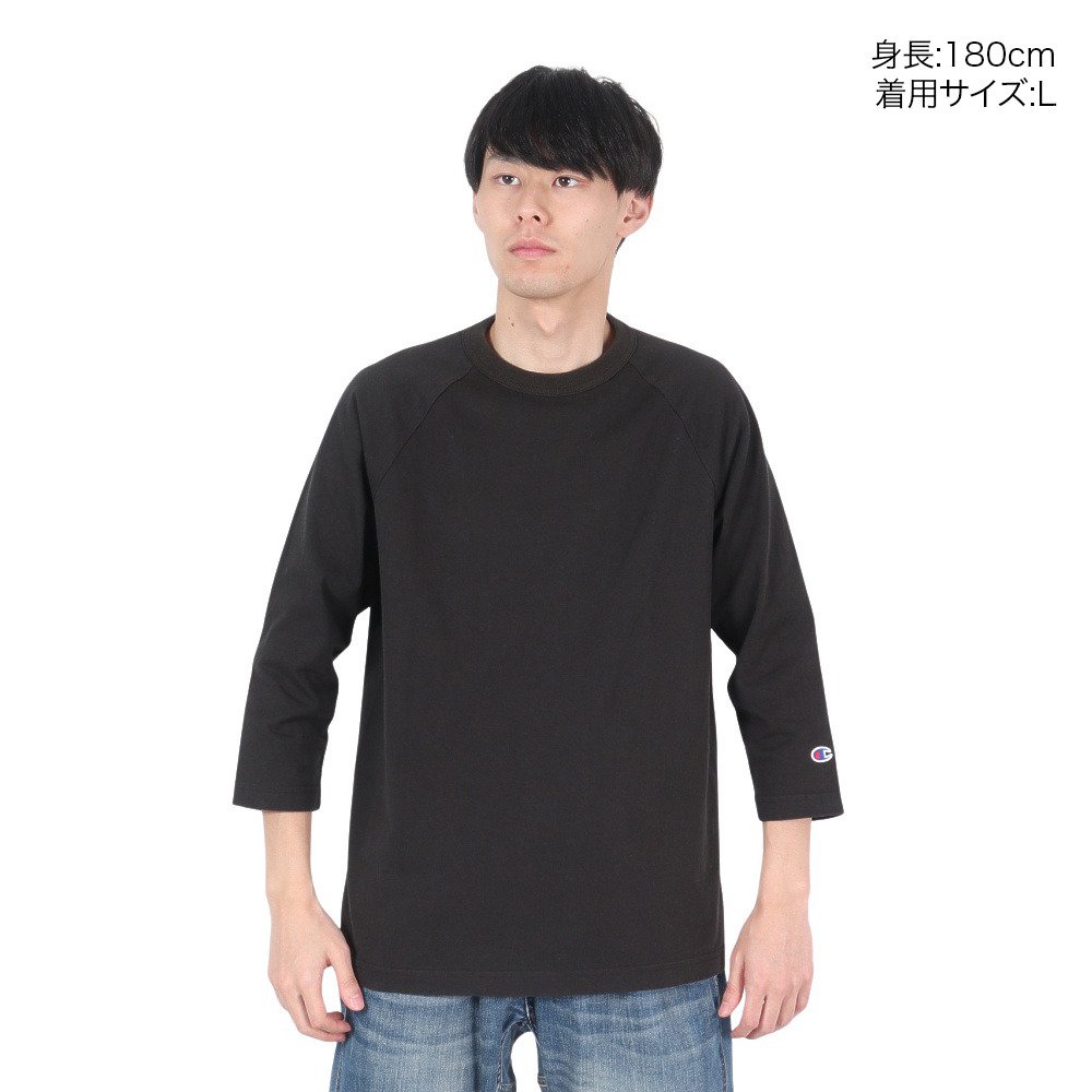 チャンピオン-ヘリテイジ（CHAMPION-HERITAGE）（メンズ）ラグラン3/4スリーブ Tシャツ C5-P404 090 オンライン価格