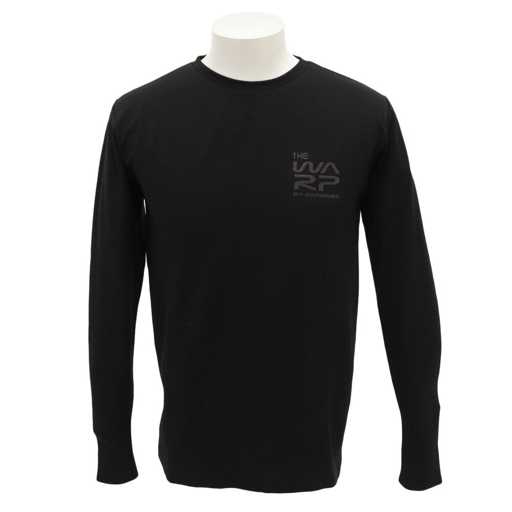 Tシャツ メンズ 長袖 CN JAQ Seamless WB32JB34 BLK オンライン価格