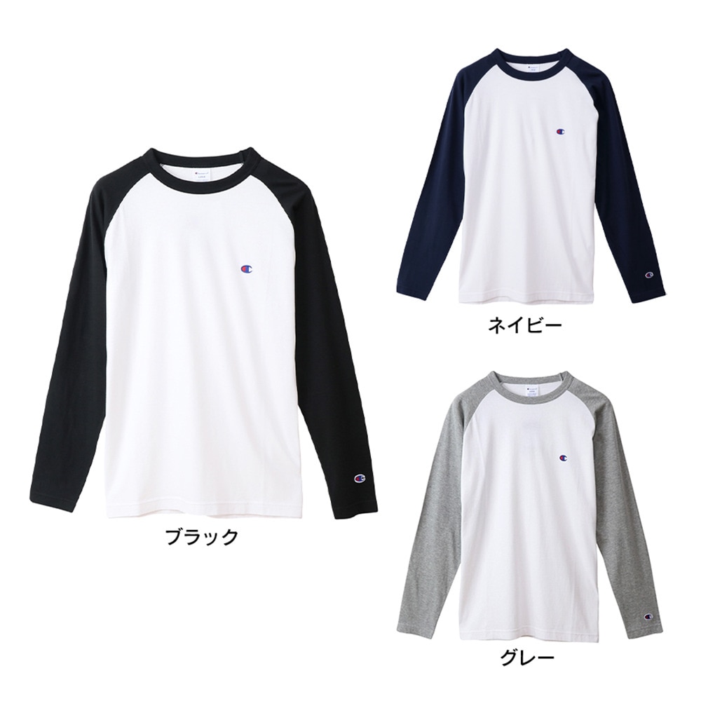 チャンピオン-ヘリテイジ（CHAMPION-HERITAGE）（メンズ）Tシャツ メンズ 長袖 ラグラン C3-P402 090 オンライン価格