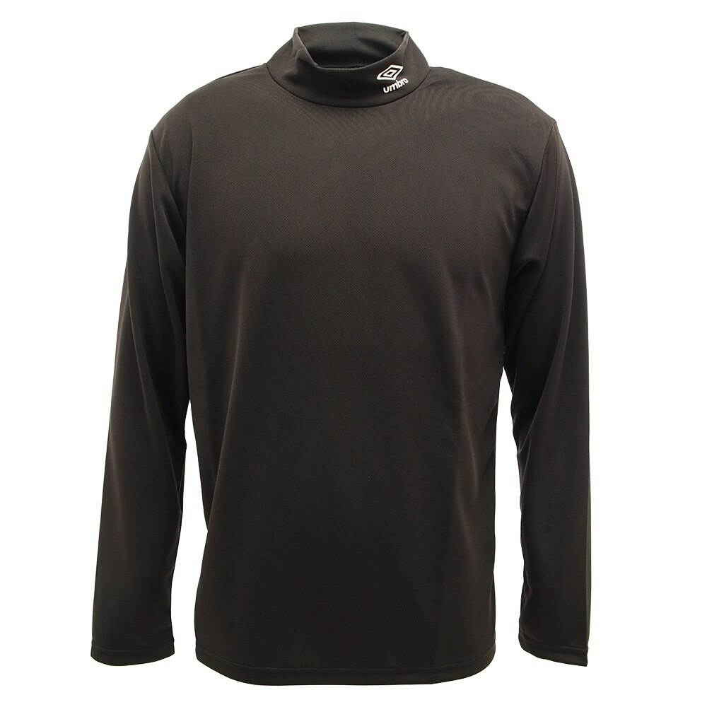 CU.1ポイント ハイネック長袖Tシャツ UMUMJB68 BLK オンライン価格