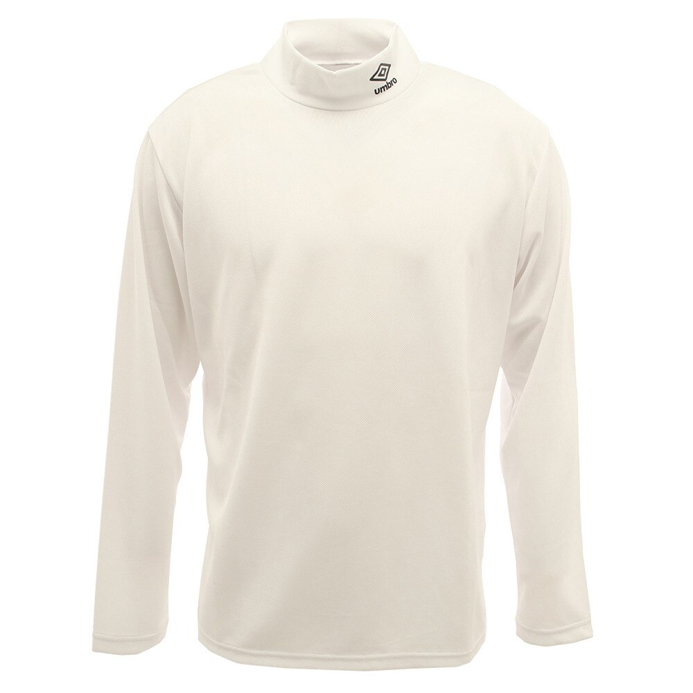  CU.1ポイント ハイネック長袖Tシャツ UMUMJB68 WHBK オンライン価格