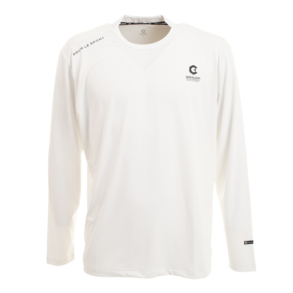  ドライプラス シャインブロック長袖Tシャツ 863GM1HD6834 WHT