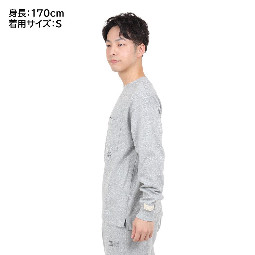 ニューバランス（new balance）（メンズ）長袖Tシャツ メンズ 1000 レギュラーフィット AMT25023HGR