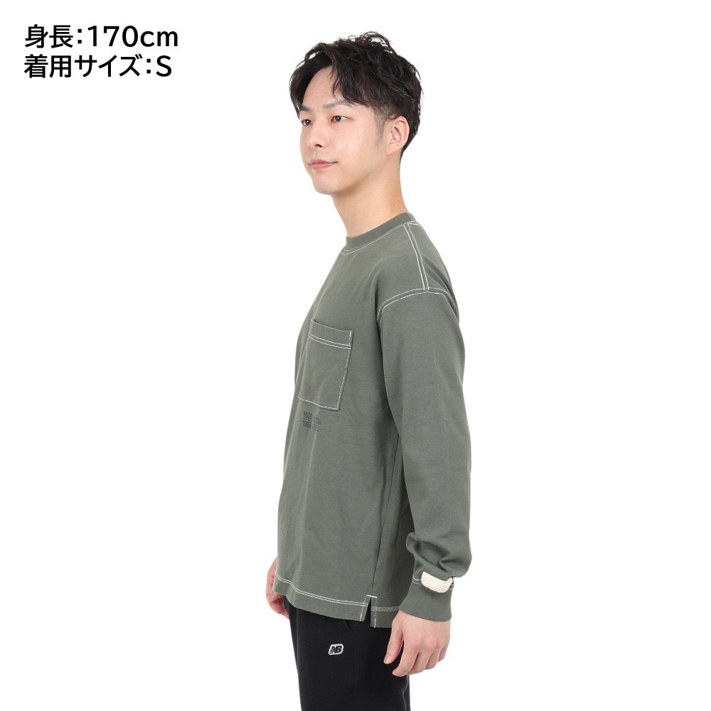 ニューバランス（new balance）（メンズ）長袖Tシャツ メンズ 1000 レギュラーフィット AMT25023NSE