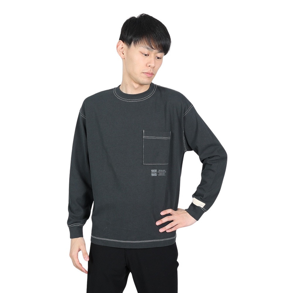 ニューバランス（new balance）（メンズ）長袖Tシャツ メンズ 1000 レギュラーフィット AMT25023PHM