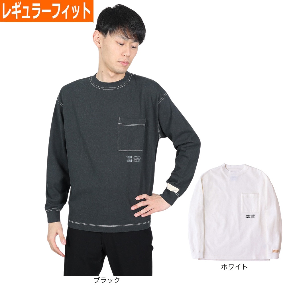 ニューバランス（new balance）（メンズ）長袖Tシャツ メンズ 1000 レギュラーフィット AMT25023PHM