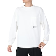 (メンズ)長袖Tシャツ メンズ 白 1000 レギュラーフィット AMT25023SST