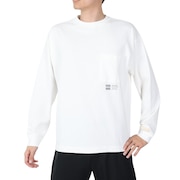 ニューバランス（new balance）（メンズ）長袖Tシャツ メンズ 白 1000 レギュラーフィット AMT25023SST