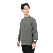 (メンズ)長袖Tシャツ メンズ 1000 オーバーサイズフィット AMT25024NSE