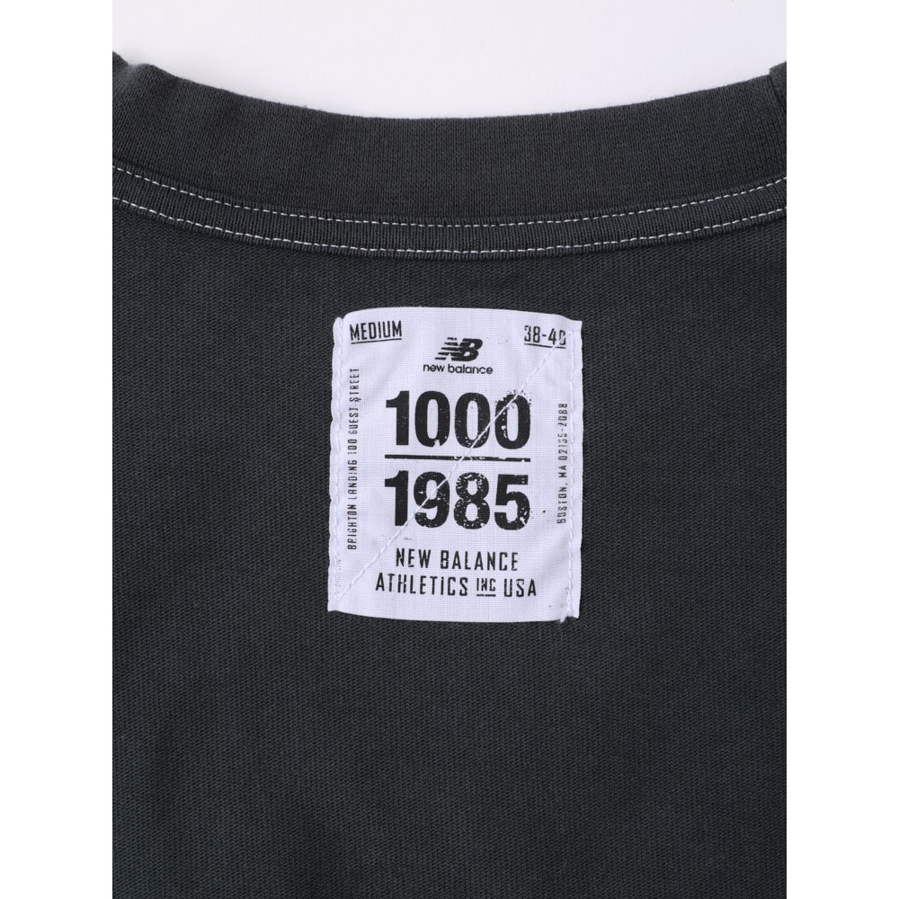 ニューバランス（new balance）（メンズ）Tシャツ 長袖 メンズ 黒 1000 オーバーサイズフィット AMT25024PHM ロンT ブラック
