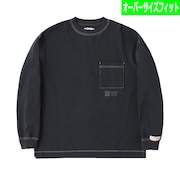 ニューバランス（new balance）（メンズ）Tシャツ 長袖 メンズ 黒 1000 オーバーサイズフィット AMT25024PHM ロンT ブラック