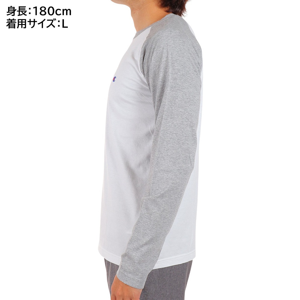 チャンピオン-ヘリテイジ（CHAMPION-HERITAGE）（メンズ）長袖Tシャツ メンズ ラグラン C3-P402 070N