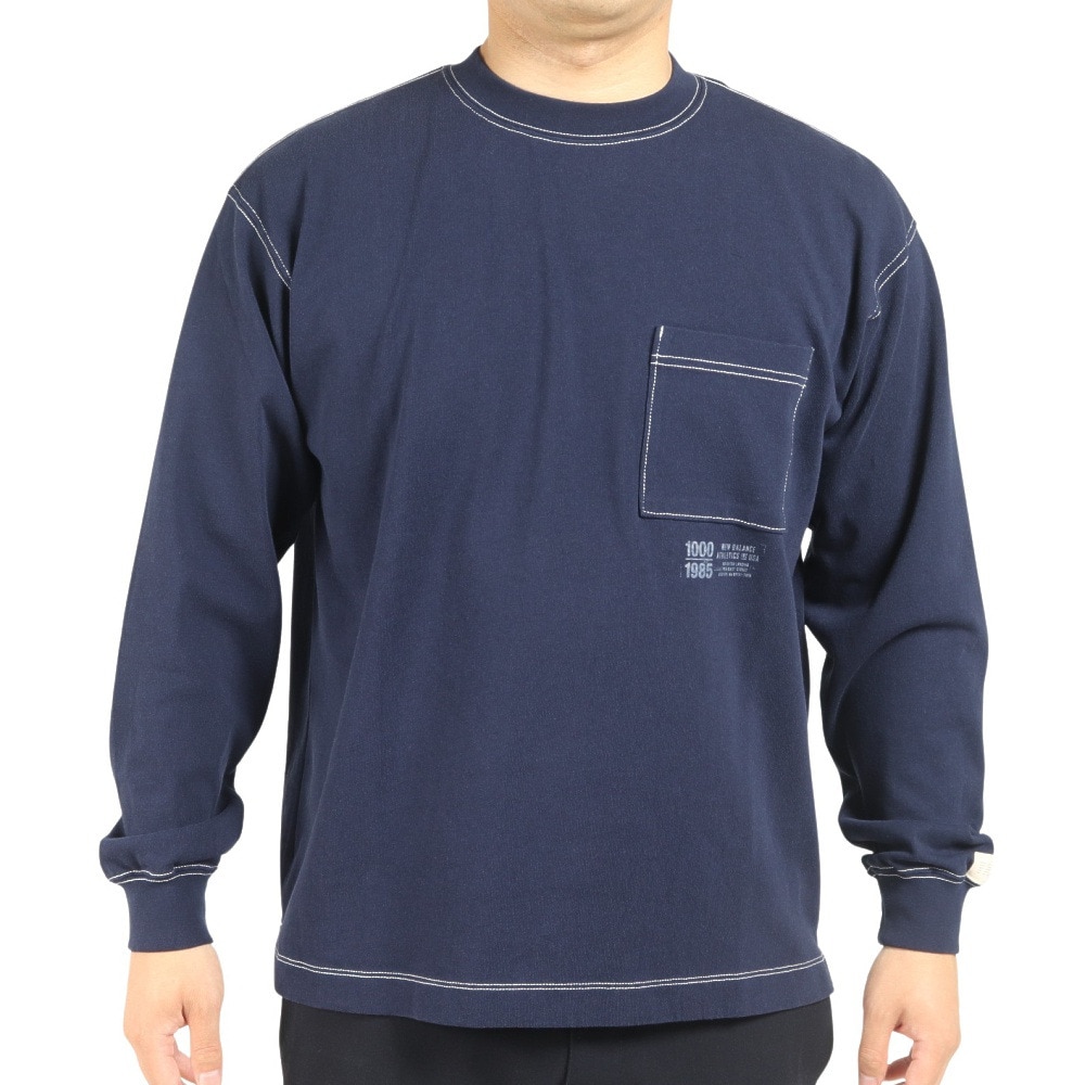 ニューバランス（new balance）（メンズ）長袖Tシャツ メンズ 1000 AMT25023PGM