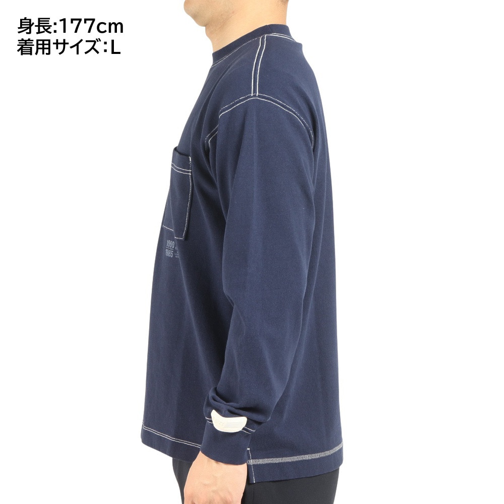 ニューバランス（new balance）（メンズ）長袖Tシャツ メンズ 1000 AMT25023PGM