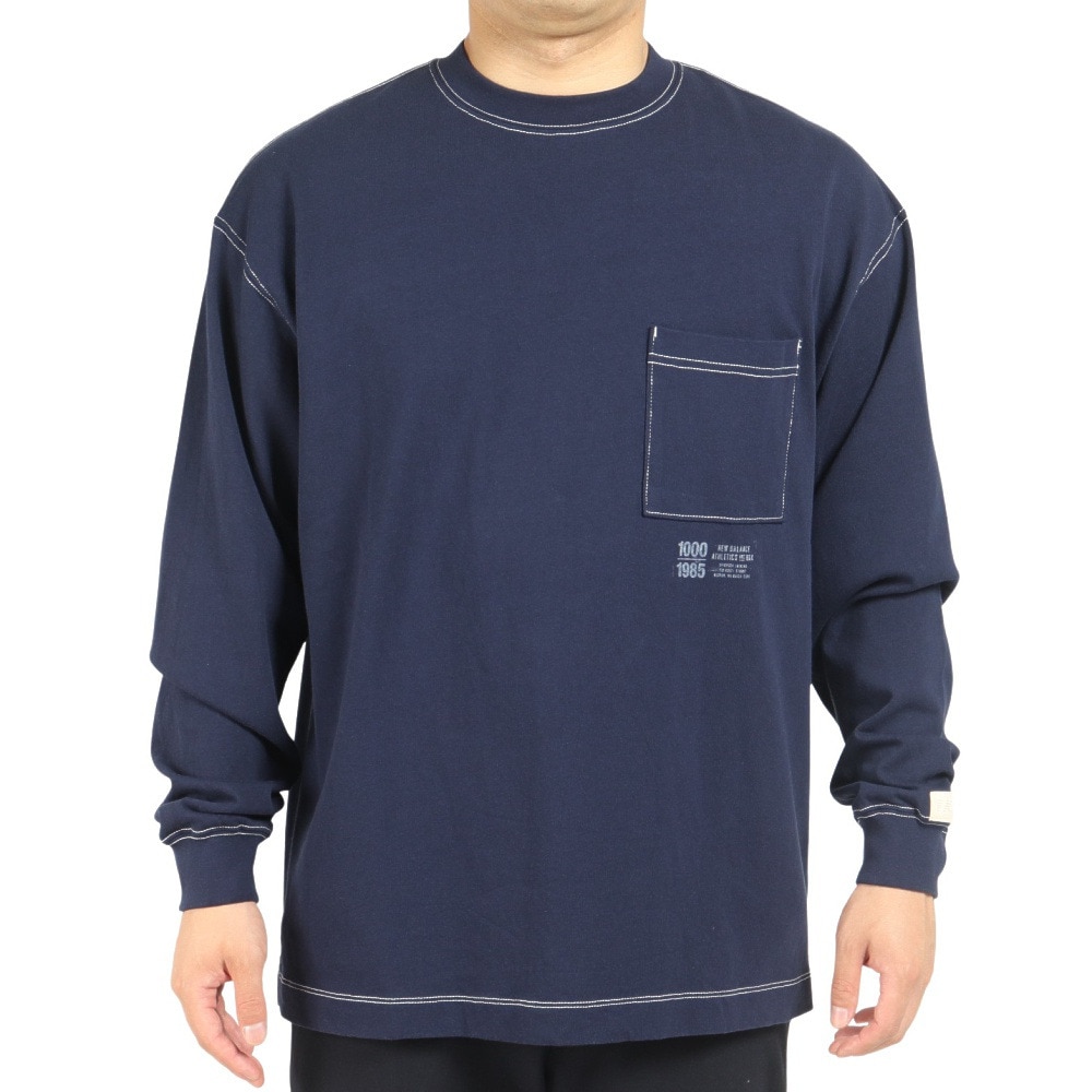 ニューバランス（new balance）（メンズ）長袖Tシャツ メンズ 1000  AMT25024PGM