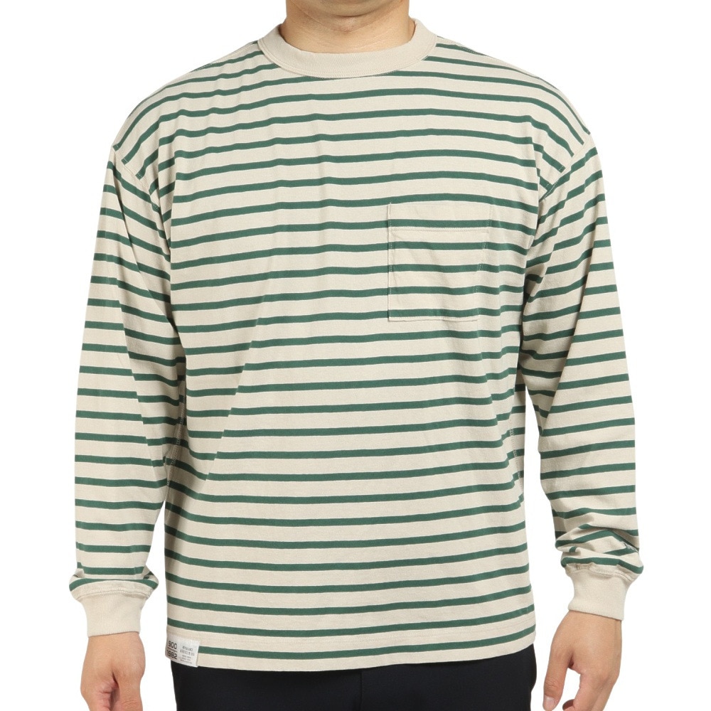 ニューバランス（new balance）（メンズ）Tシャツ 長袖 メンズ 900 ストライプ AMT25069TWF ロンT
