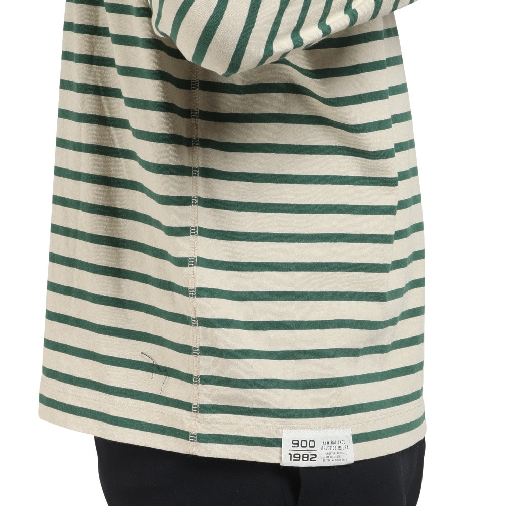 ニューバランス（new balance）（メンズ）Tシャツ 長袖 メンズ 900 ストライプ AMT25069TWF ロンT