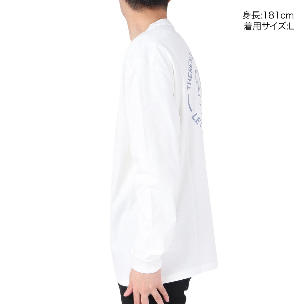 プーマ（PUMA）（メンズ）長袖Tシャツ メンズ バックプリントプリントTシャツ 674897 02 WHT