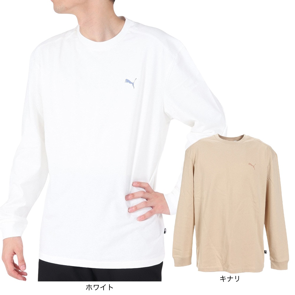 プーマ（PUMA）（メンズ）長袖Tシャツ メンズ バックプリント プリントTシャツ 674897 88 KNR