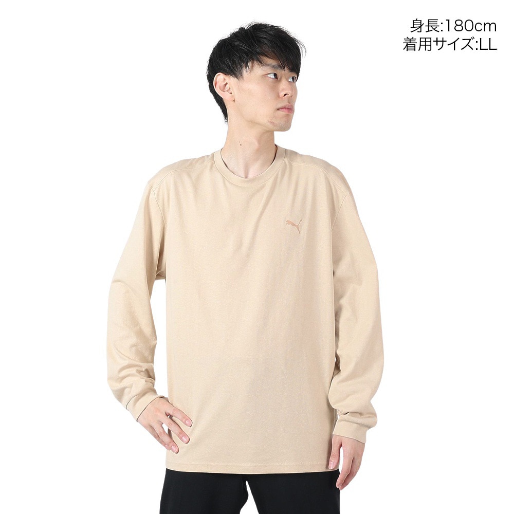 プーマ（PUMA）（メンズ）長袖Tシャツ メンズ バックプリント プリントTシャツ 674897 88 KNR