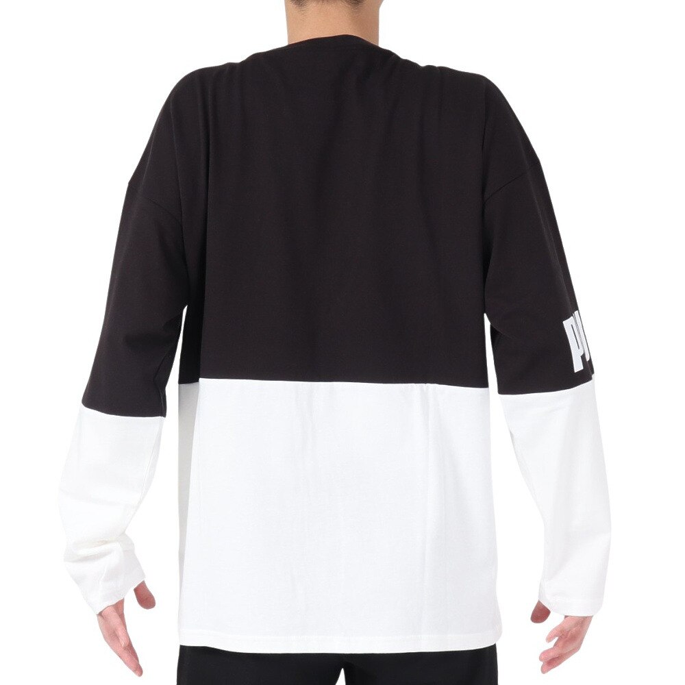 プーマ（PUMA）（メンズ）長袖Tシャツ メンズ POWER  674925 01 BLK