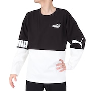 プーマ(PUMA)(メンズ)長袖Tシャツ メンズ POWER  674925 01 BLK