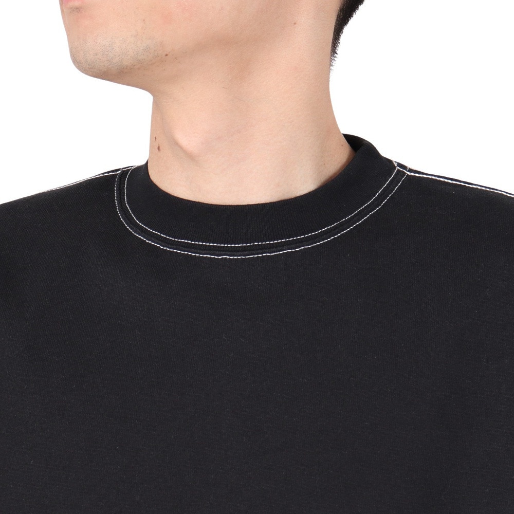 ニューバランス（new balance）（メンズ）1000 リブ裾ロングスリーブ Tシャツレギュラーフィット AMT35101BK