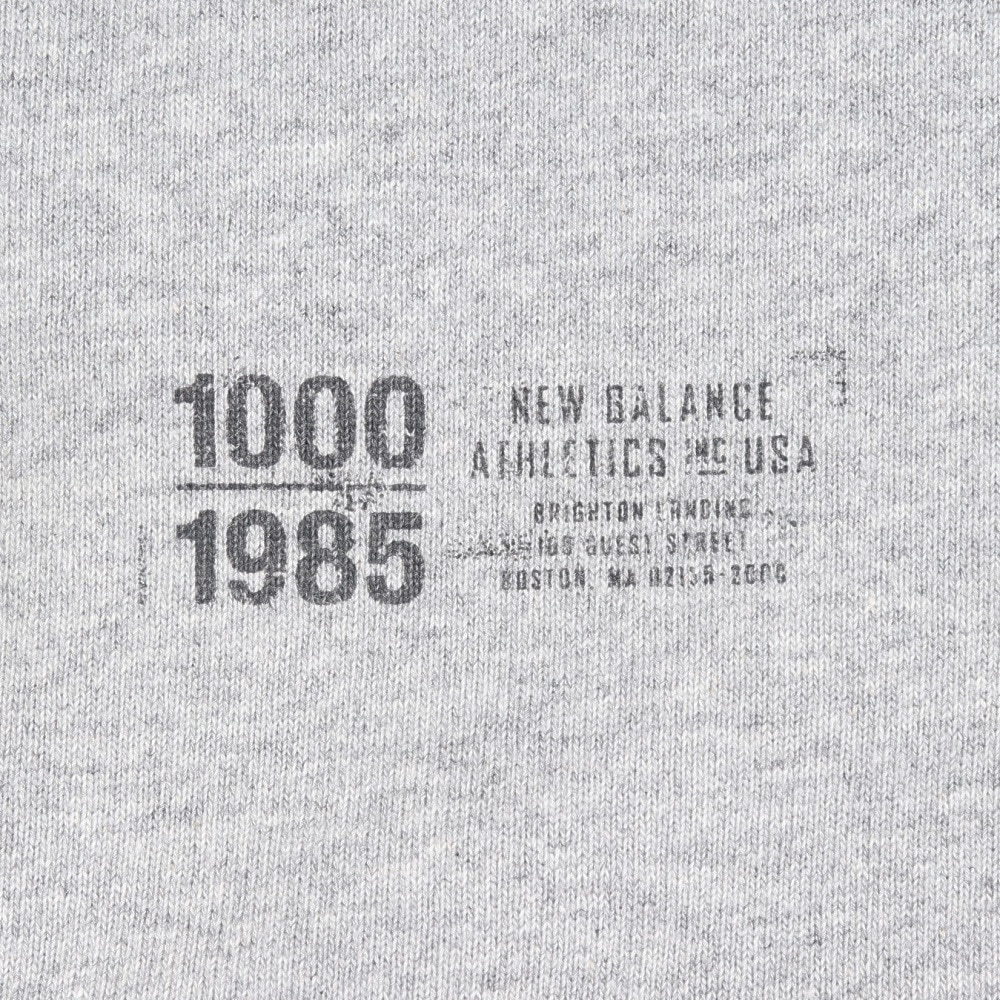 ニューバランス（new balance）（メンズ）1000 リブ裾ロングスリーブ Tシャツオーバーサイズフィット AMT35102AG